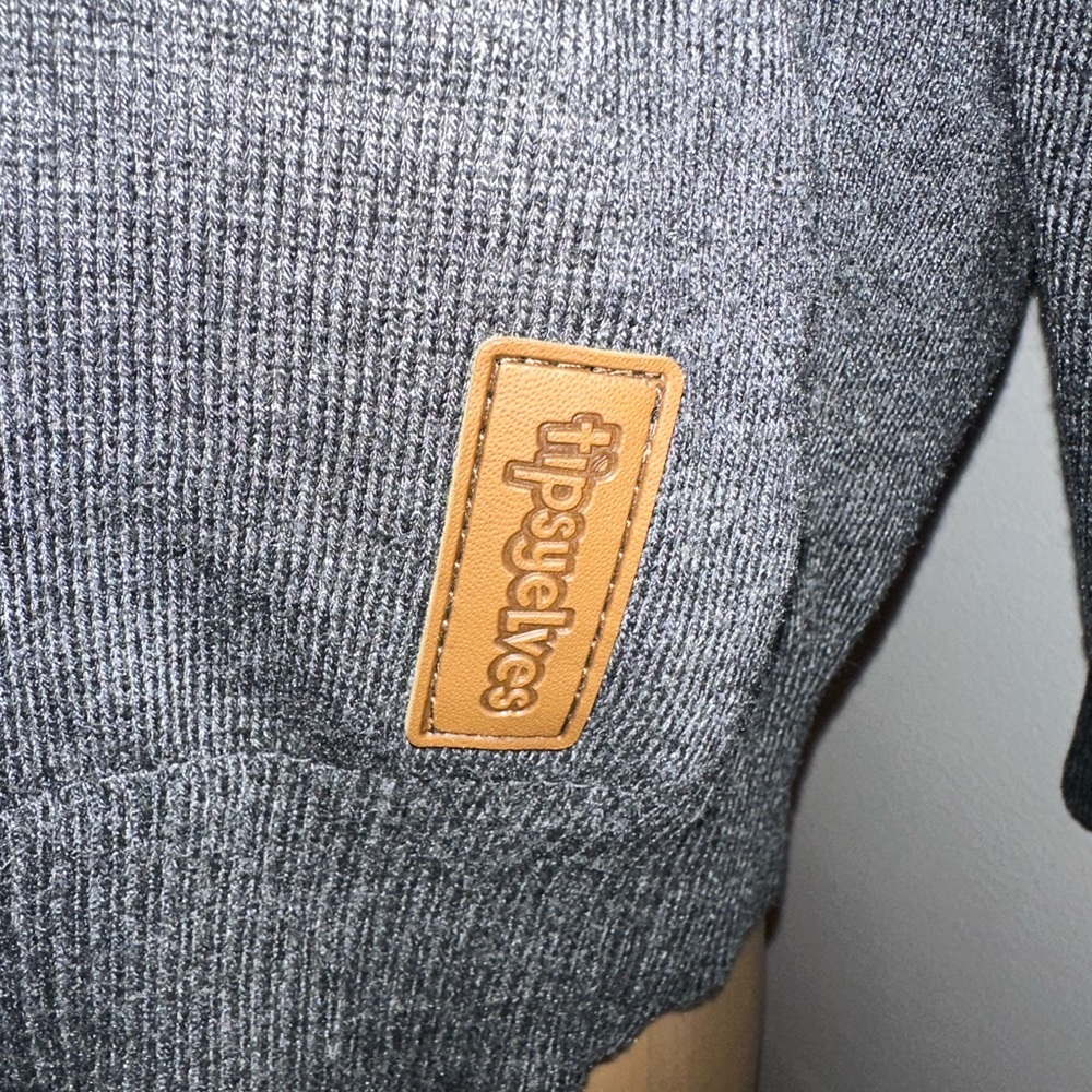 Tipsy Elves Light Up Christmas Tree Sweater, Gray… - image 3